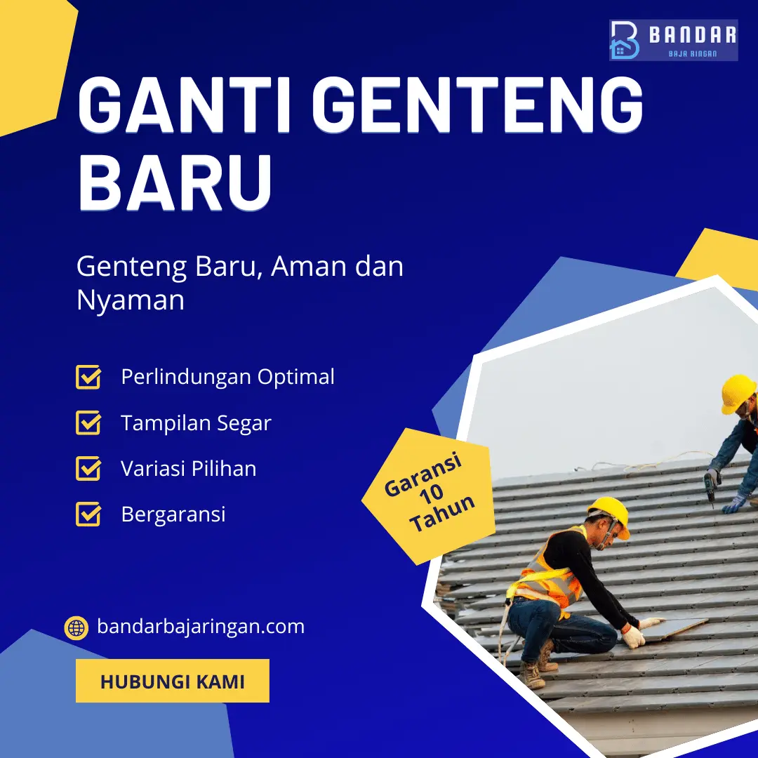 Ganti Genteng Baru