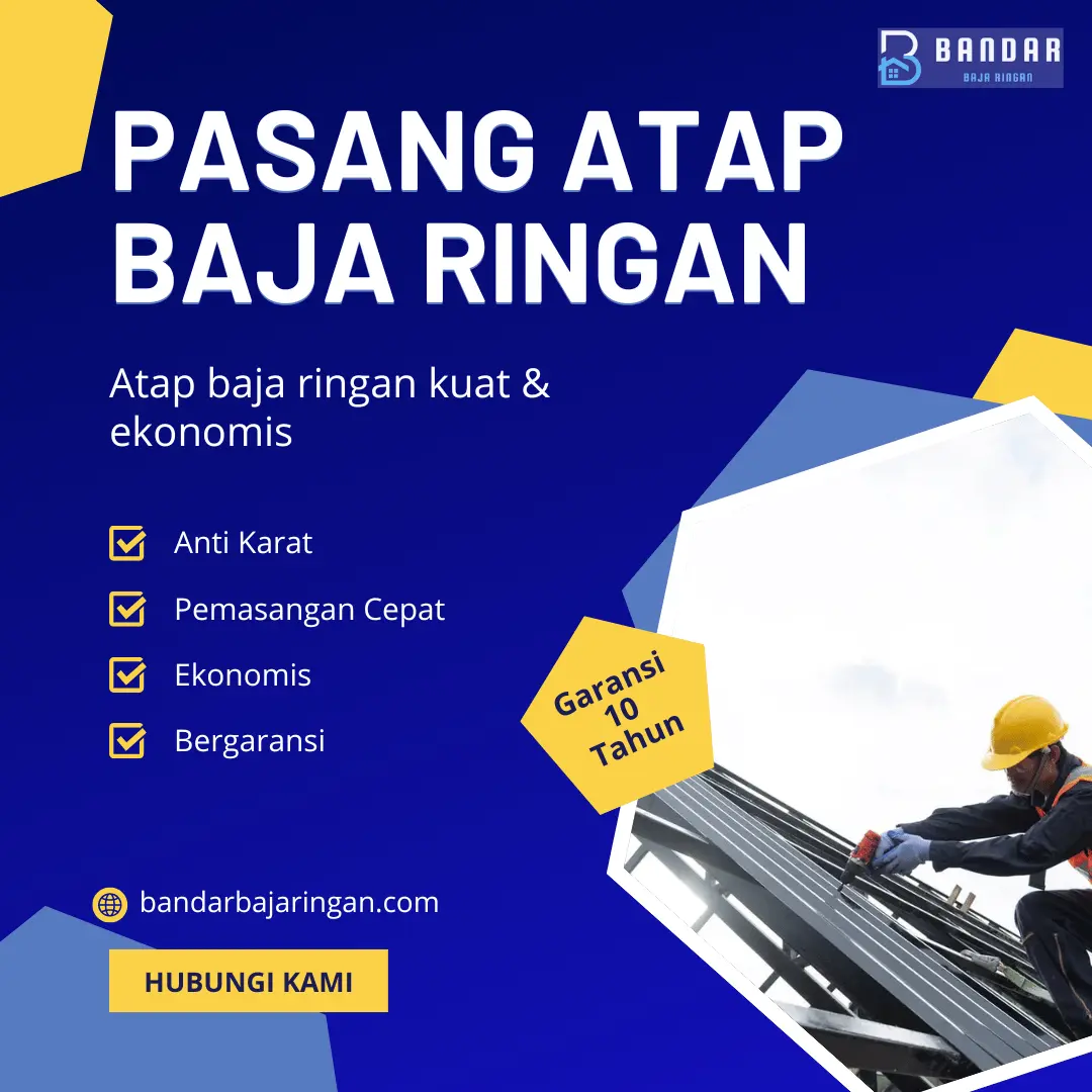 Pasang Atap Baja Ringan