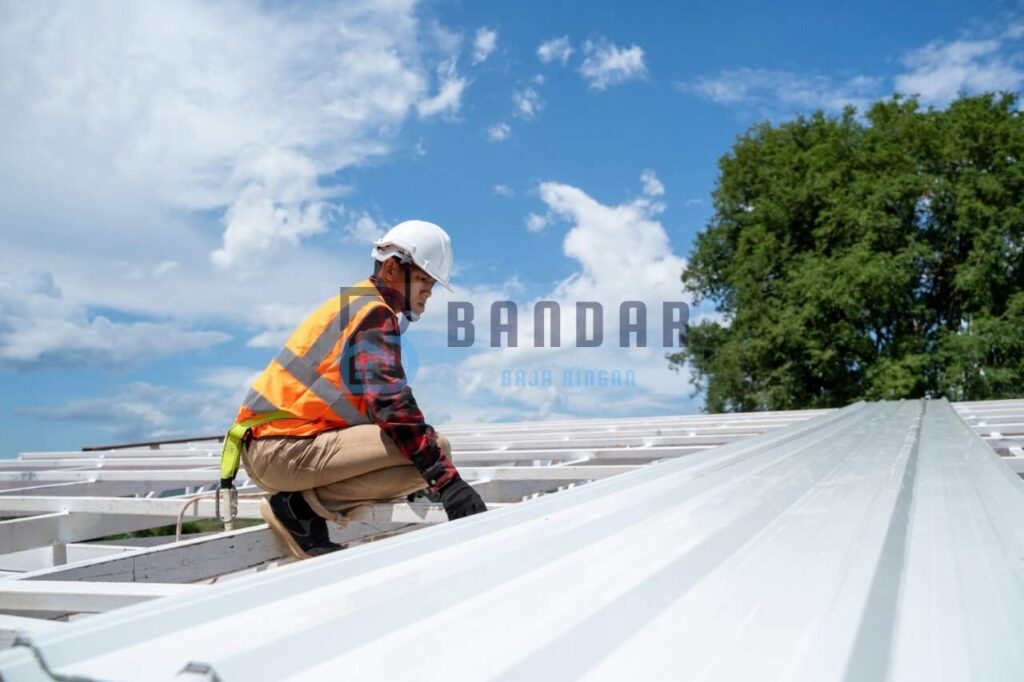 jasa pasang atap baja ringan bandar baja ringan 010
