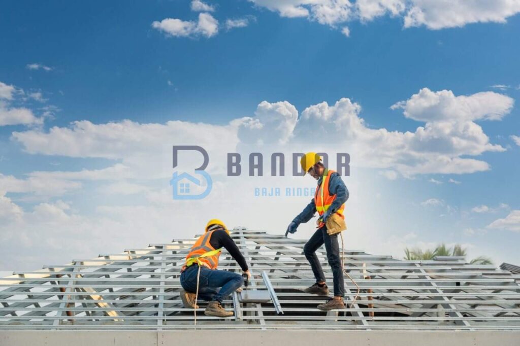 jasa pasang atap baja ringan bandar baja ringan 011