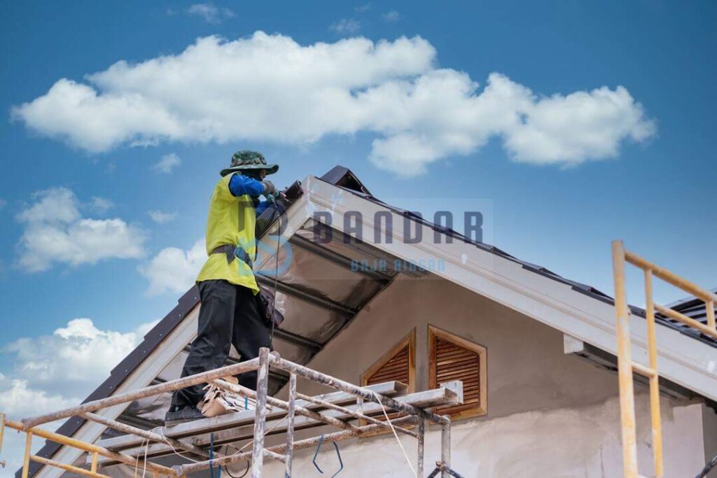 jasa pasang atap baja ringan bandar baja ringan 012