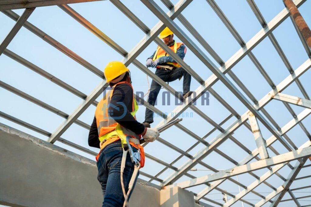 jasa pasang atap baja ringan bandar baja ringan 015